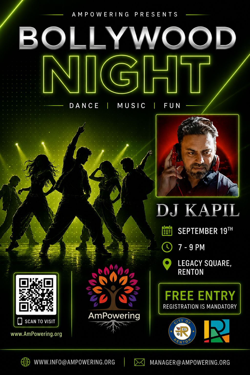 Bollywood Night flyer
